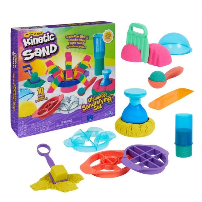Kinetisch zand ultieme zandset met gereedschap