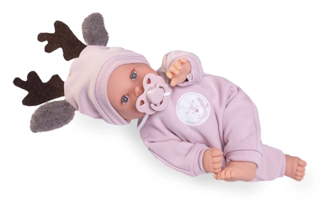 Antonio Juan 11324 KIKA - realistische pop met geluiden en zacht stoffen lichaam - 27 cm