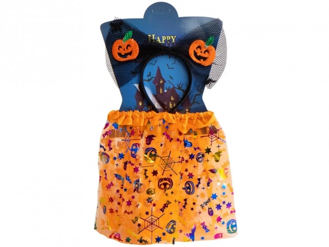 Halloweenkostuum met hoofdband en tuturok