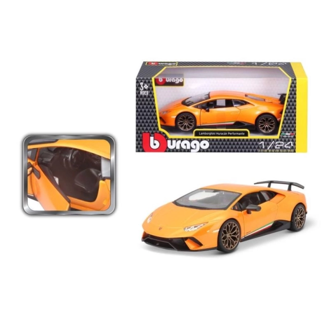Lamborghini Huracan Performante oranje model 1:24