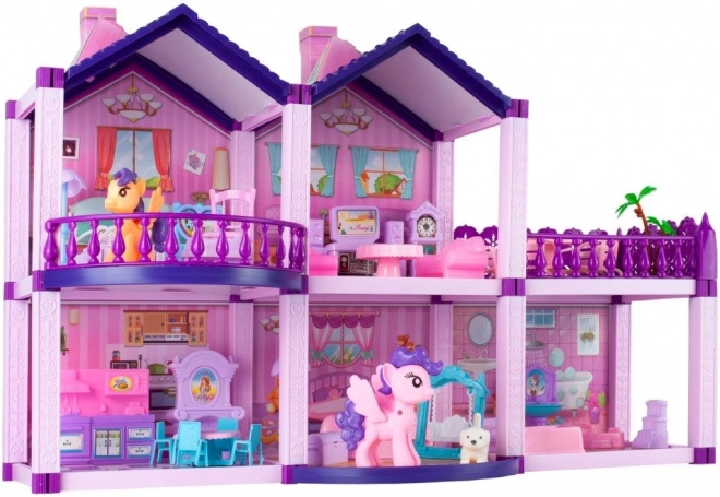 Poppenhuis met pony's