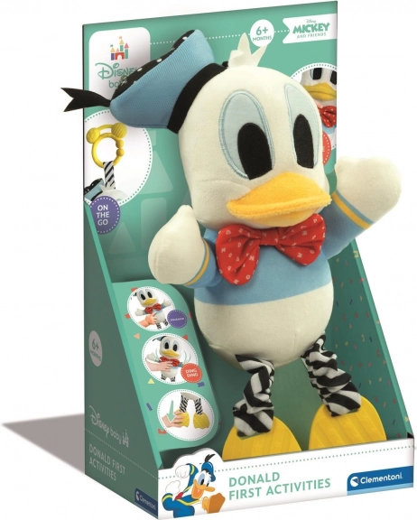 Donald Duck – mijn eerste knuffel met rammelaar en bijtring