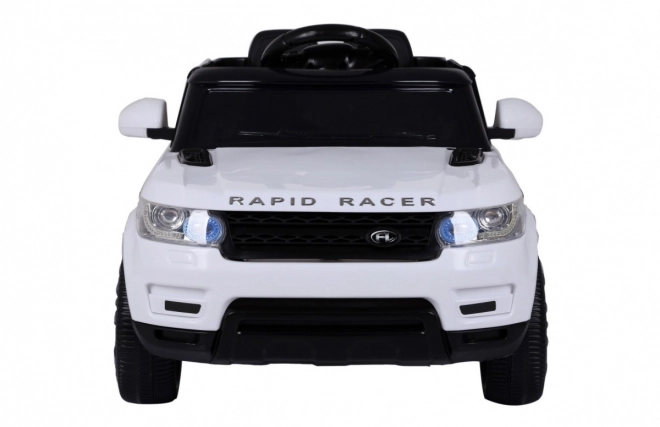 Elektrische auto Land Rapid Racer wit