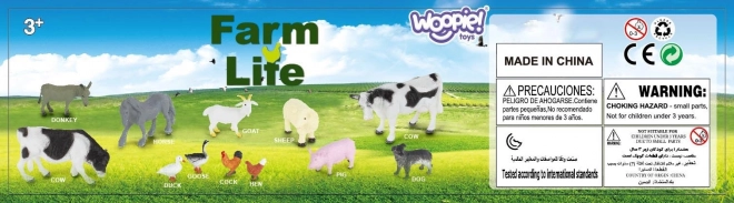 Woopie set figuren boerderijdieren 34 stuks