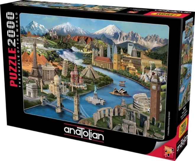 ANATOLIAN Puzzel Werelddelen 2000 stukjes