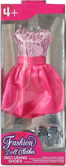 Jurkjes voor poppen met accessoires – set outfits met schoenen