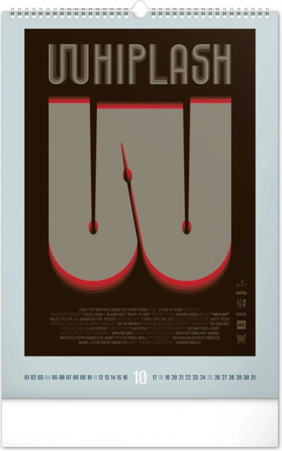 Wandkalender Alternatieve filmposters 2026