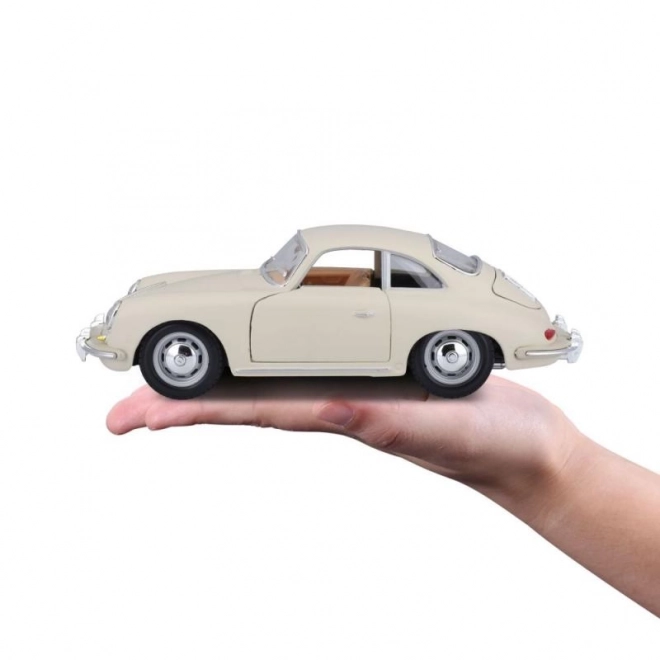 Bburago 1:24 Porsche 356B Coupé (1961) Ivoor