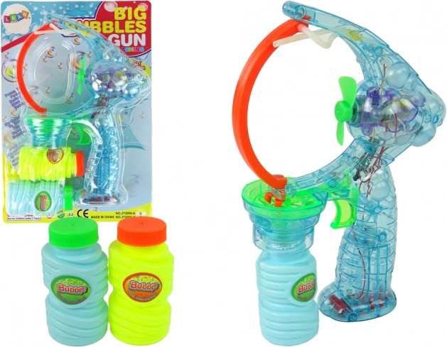 Bellenblaaspistool met licht en geluid 24 cm