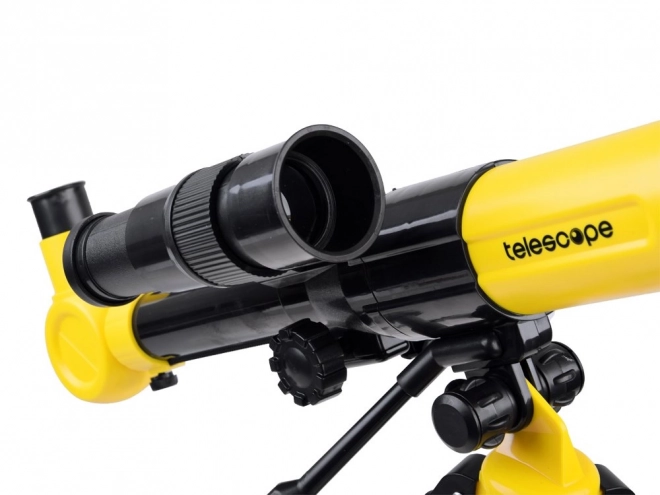 Kindertelescoop op Statief met Vergroting 20x 30x 40x – Geel