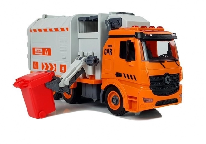 Doe-het-zelf vuilniswagen met afvalscheiding