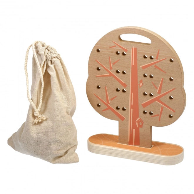 Lucy & Leo Boom - houten rijg- en weefset