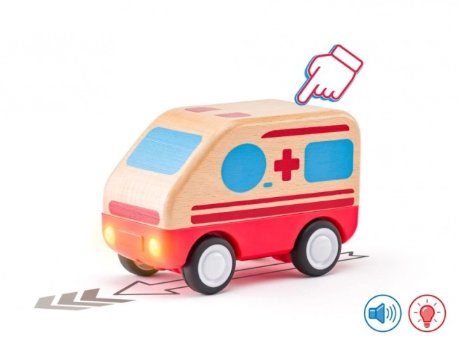 Ambulance met geluid- en lichteffecten