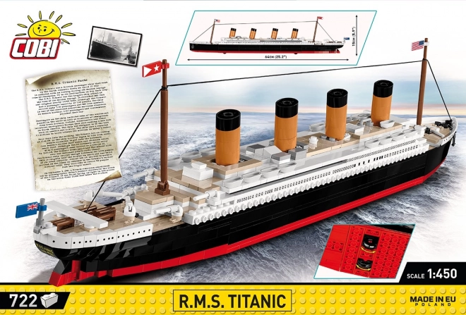 COBI 1929 Titanic 1:450, 722 stuks