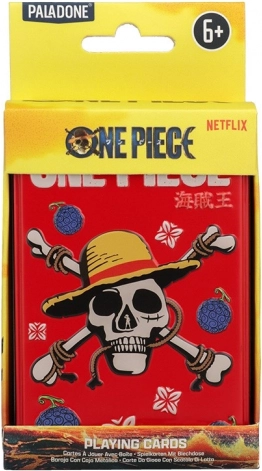 One Piece speelkaarten in een blikken doosje