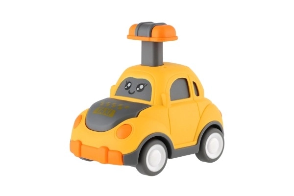 Plastic opwindautootje 9 cm - 4 soorten