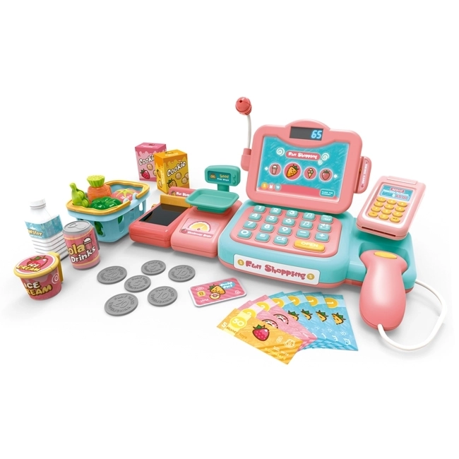 Kinderkassa Woopie met scanner en accessoires