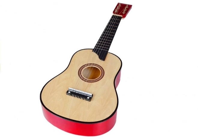 Houten gitaar met een kegelvormige room
