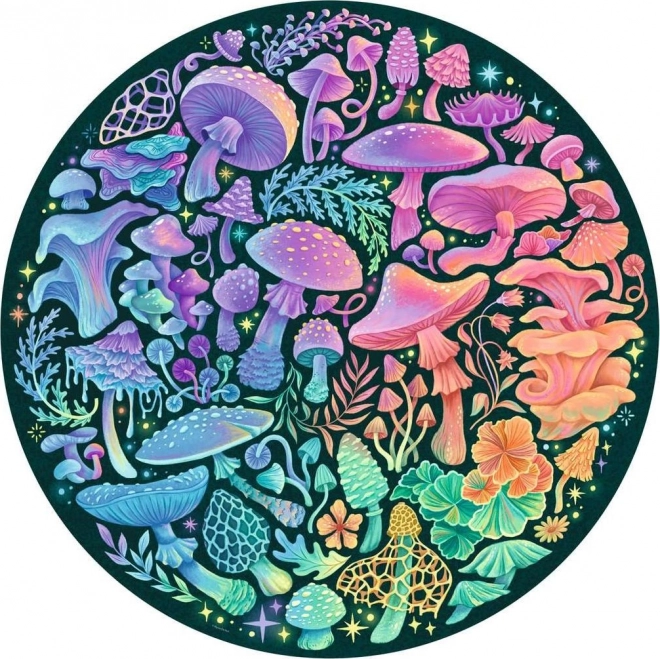 Puzzel 500 stukjes kleurenpalet Paddenstoelen RAVENSBURGER