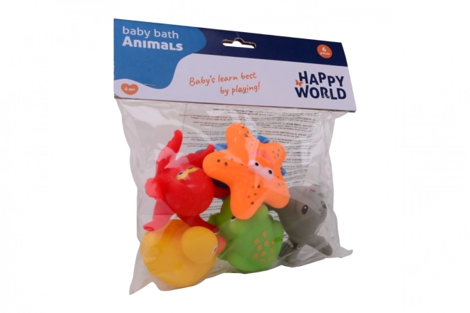 Dieren voor in het water – 6 stuks