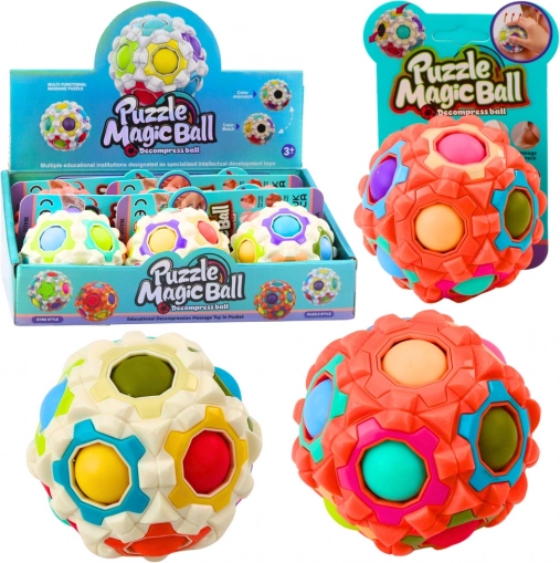 Magische logische bal met uitsteeksels 7 cm