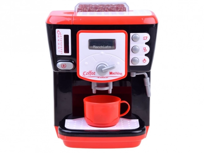 Grote interactieve koffiezetapparaat met cafégeluiden ZA2897