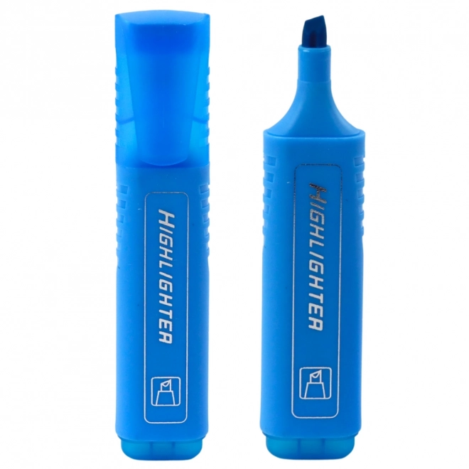 Neon markeerstift intens blauw