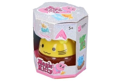 Vormgevende slijm met kattenmotief en glitters 100 ml