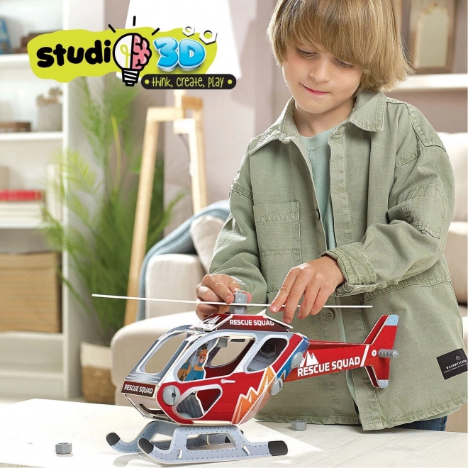 EDUCA Studio 3D-model Reddingshelikopter