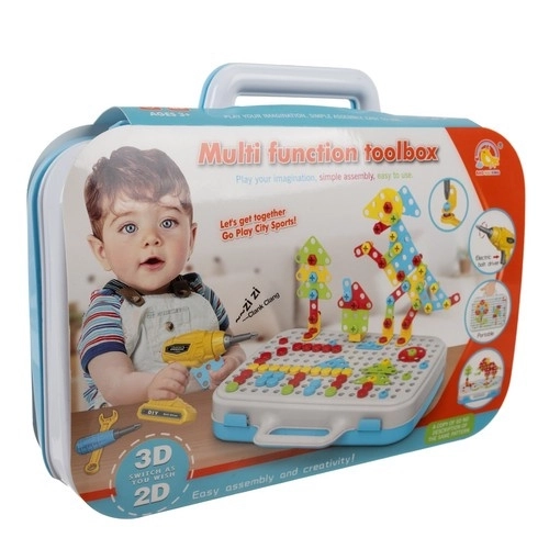 Creatieve mozaïek met schroevendraaier Kruzzel