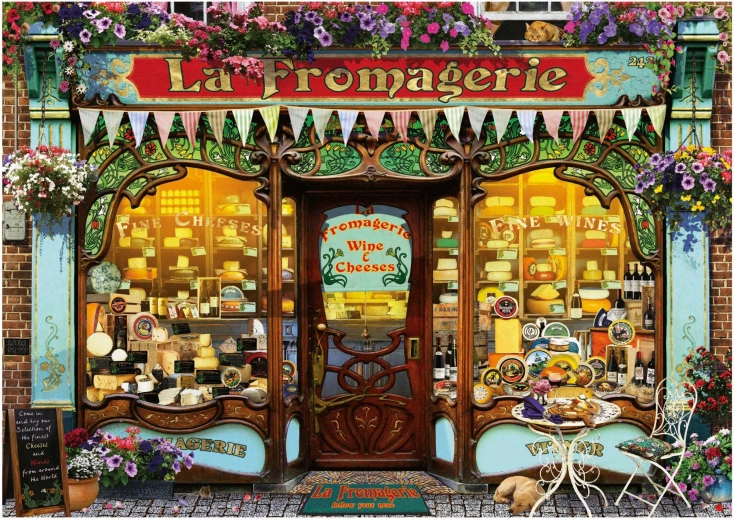 Educa puzzel Fijne Kaaswinkel 2000 stukjes