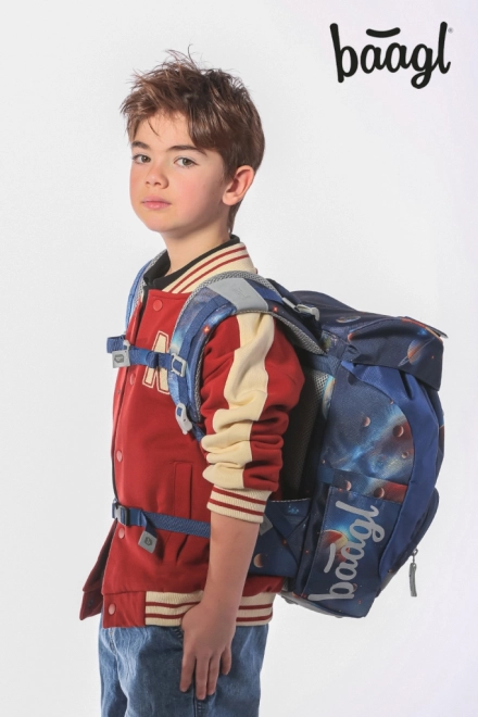 Set van schoolaccessoires ruimte