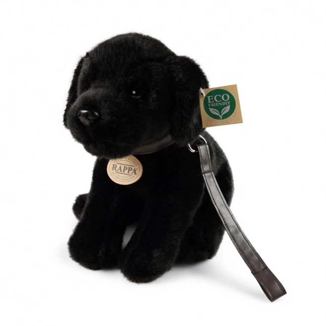 Zwarte pluchen labrador 25 cm ECO-VRIENDELIJK