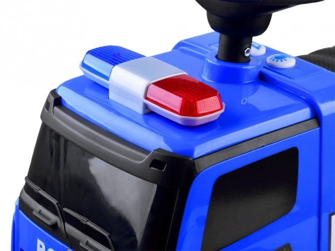 Kinder loopfiets met geluid Mercedes Antos POLITIE blauw
