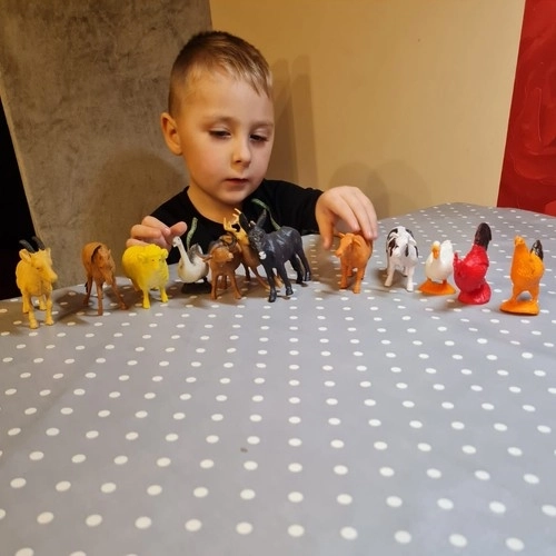 Dieren op de boerderij - set van 12 figuren