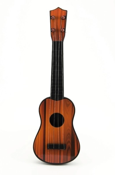 Kunststof gitaar 40cm 2 kleuren op kaart