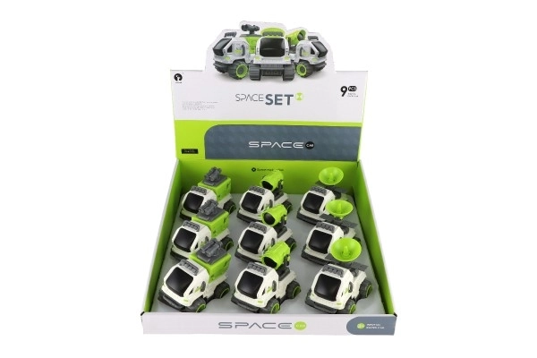 Auto ruimte plastic 7x10cm op traagheidsmotor 3 soorten
