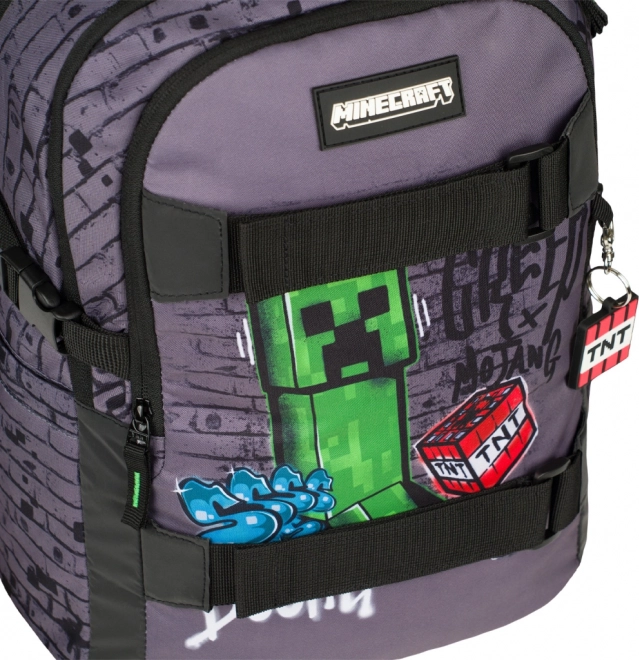 schoolrugzak Baagl Skate Minecraft TNT