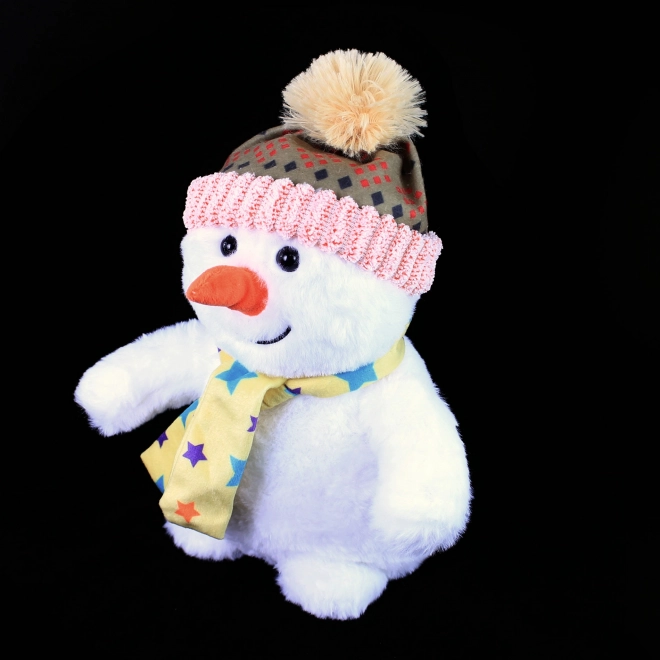 Pluchen sneeuwpop 26 cm