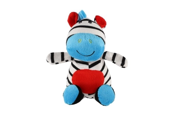 Pluche rammelaar Zebra voor baby's