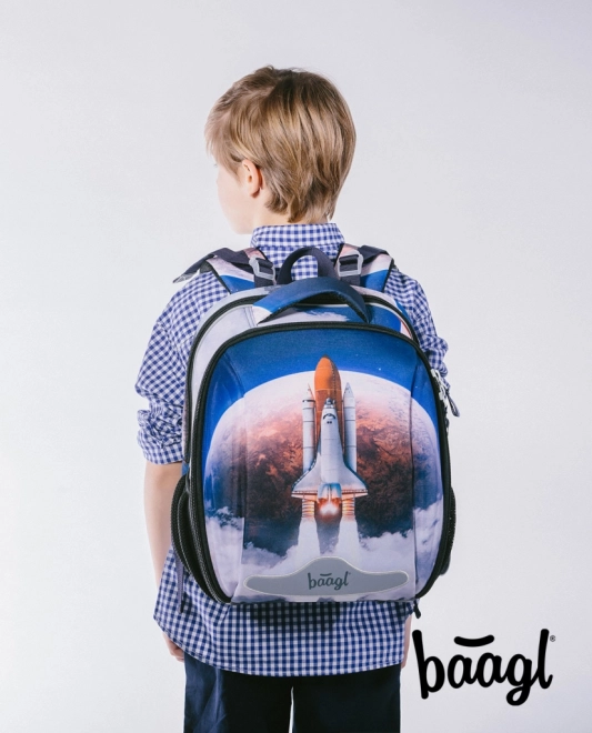 BAAGL SET 5 Shelly Ruimteshuttle: schooltas, etui, zak, map, doos