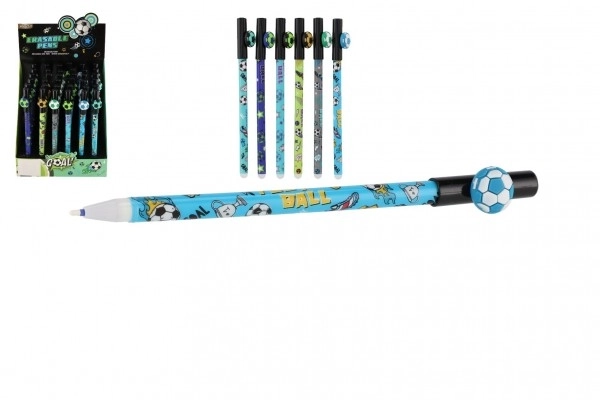 Gompen voetbalbal 16cm plastic 6 kleuren 36 stuks in doos