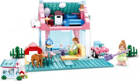 Creatief tweelaags huis vol verhalen
