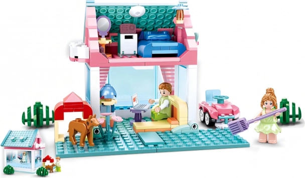Sluban Girls Dream het huis van de buurman – bouwset voor kinderen