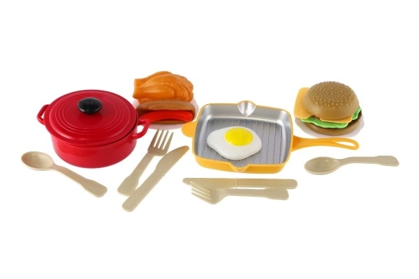Keukenset plastic in zak 17x10x12cm