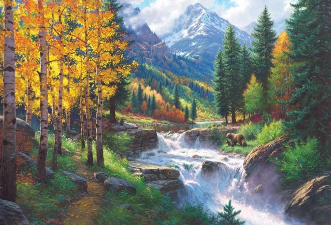 Puzzel Verheven Berg Rocky Mountain 2000 stukjes