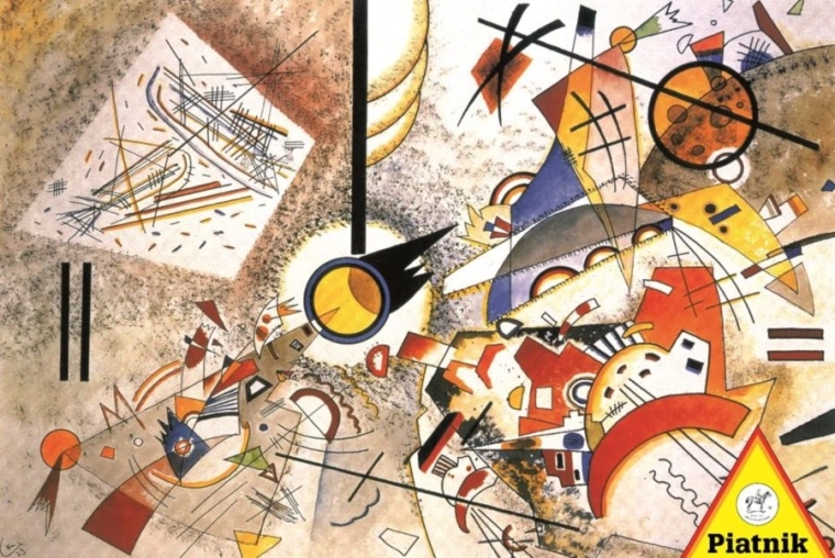 Puzzel Chaotische aquarel 1923
