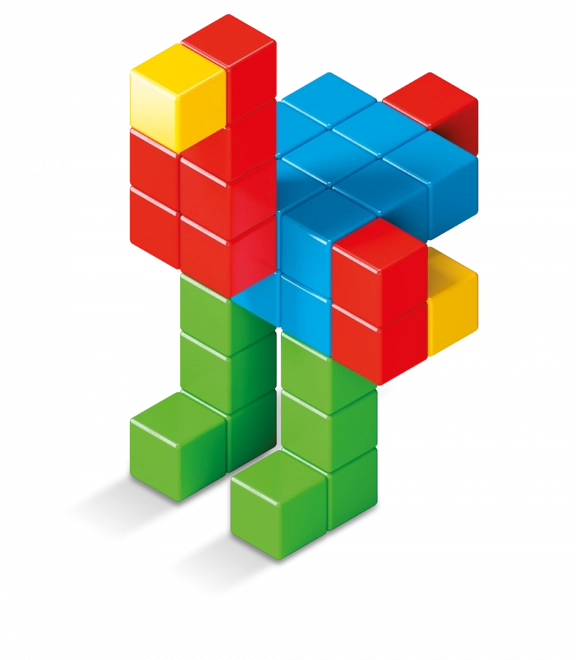GEOMAG Magnetische blokken Magicube Groene Lijn 64 blokken