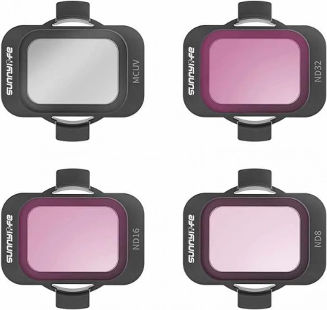 Sunnylife MCUV- en ND8/16/32-filterset voor DJI Avata 2