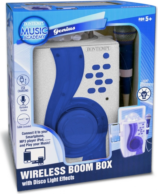 Karaoke Boombox met Disco-lichteffecten